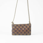 Cot Bag (Brown & Maroon)