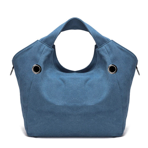 Hayfay Canvas Multi-Compartment Tote Bag for Women
