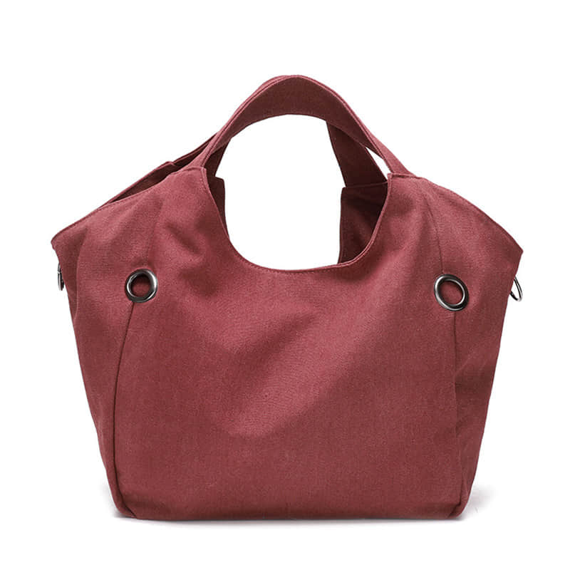 Hayfay Canvas Multi-Compartment Tote Bag for Women