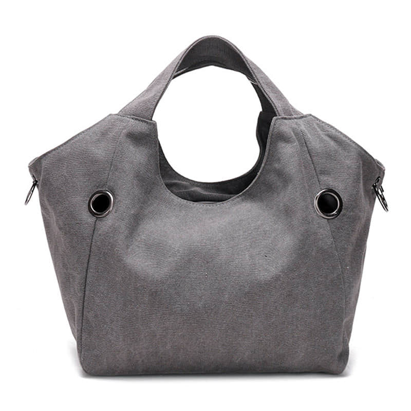 Hayfay Canvas Multi-Compartment Tote Bag for Women