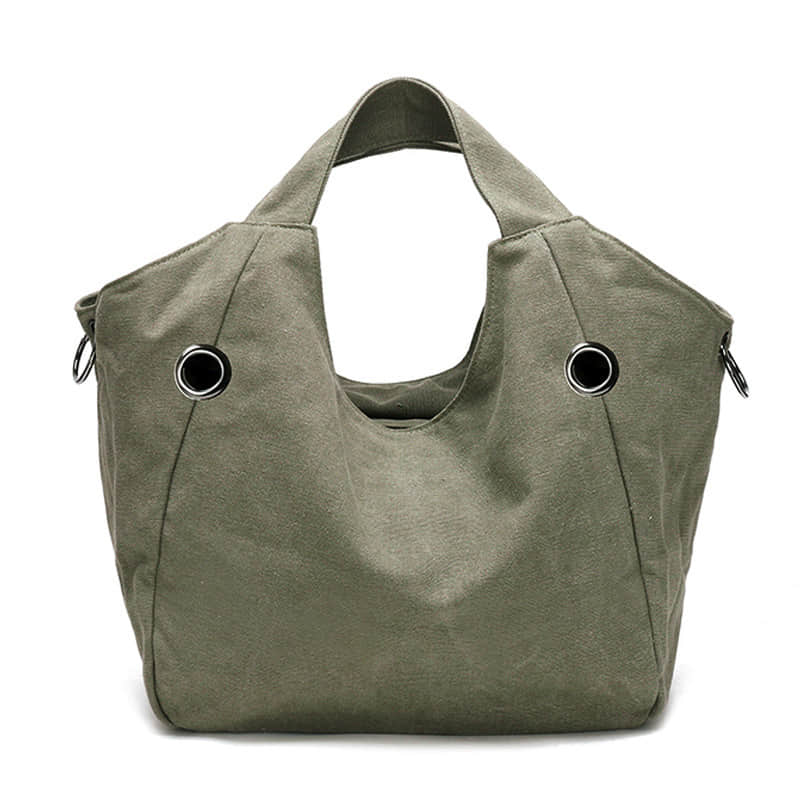 Hayfay Canvas Multi-Compartment Tote Bag for Women