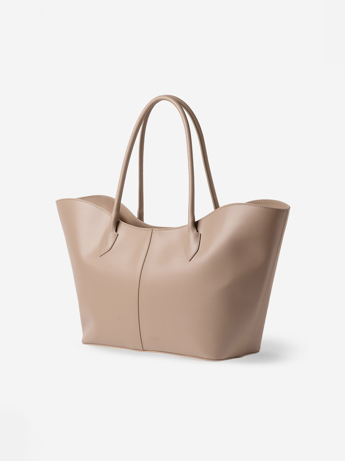 Hayfay Loren Shoulder Bag – Misty Beige Calfskin