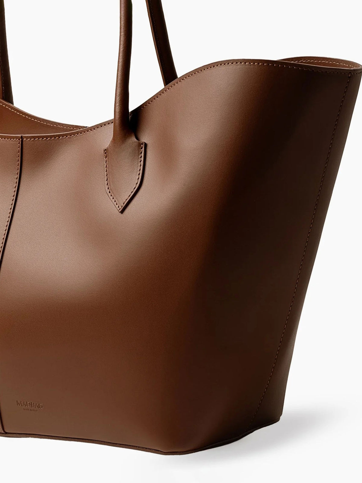 Hayfay Loren Shoulder Bag – Light Chocolate Calfskin