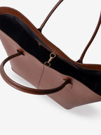 Hayfay Loren Shoulder Bag – Light Chocolate Calfskin