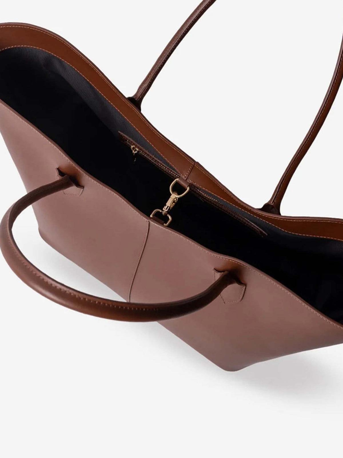 Hayfay Loren Shoulder Bag – Light Chocolate Calfskin