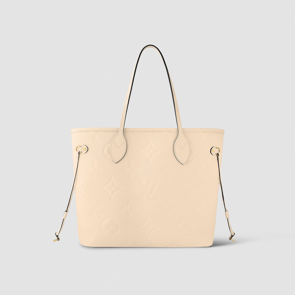 Louis Vuitton Cream Neverfull MM M46676