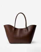 Hayfay Loren Shoulder Bag – Light Chocolate Calfskin